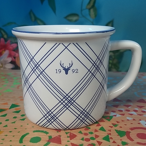 Caribou Coffee 12 ounce lipped ceramic logo mug - Picture 1 of 11